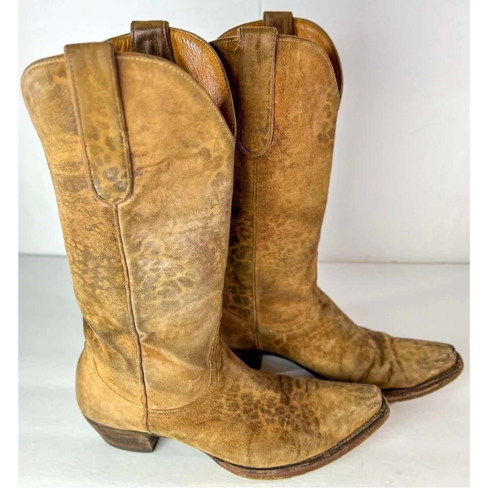 Old Gringo Women’s Leather Leopardito 13" Cowboy Boots, size 8.5 - Picture 4 of 16